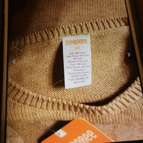 GYMBOREE WINTER STAR HEN SWEATER DRESS - Picture 4 of 8